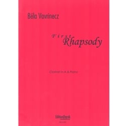 First Rhapsody - Clarinet in A and Piano
