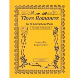 3 Romances - B-flat Clarinet and Piano