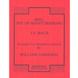 Jesu, Joy of Man's Desiring - Sax Quartet (SATB)