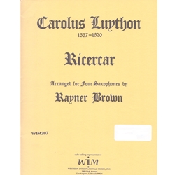 Ricercar - Saxophone Quartet (SATB)