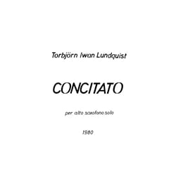 Concitato - Unaccompanied Alto Saxophone