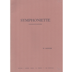 Symphoniette Op. 8 - Saxophone Quartet (SATB)