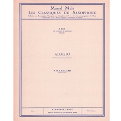 Adagio from "Violin Sonata No. 3" - Alto Saxophone and Piano