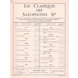 Menuet - Soprano (or Tenor) Saxophone and Piano