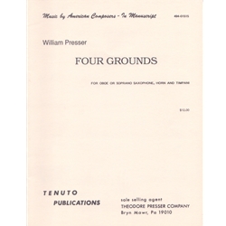 4 Grounds - Oboe (or Soprano Saxophone), Horn, and Timpani