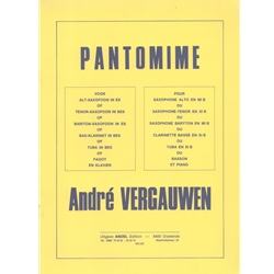 Pantomime - Alto Saxophone and Piano