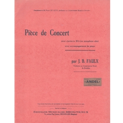 Piece de Concert - Bb Clarinet (or Alto Saxophone) and Piano