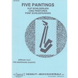 Five Paintings - Saxophone Quartet (SATB)