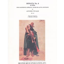 Sonata No. 4 in B-flat - Soprano Saxophone (or Tenor or Alto) and Piano