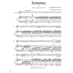 Romance, Op. 37 - Soprano Sax and Piano