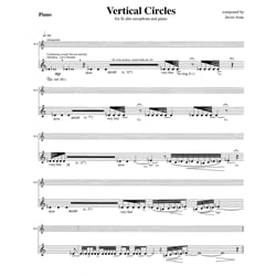 Vertical Circles - Alto Sax and Piano