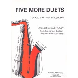 5 More Duets - Alto & Tenor Saxophone Duet