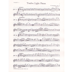 12 Light Pieces - Saxophone Duo (AA/TT)