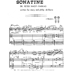 Sonatine - Alto Saxophone and Piano