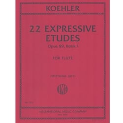 22 Expressive Etudes, Op. 89, Book 1 - Flute