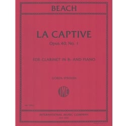 La Captive, Op. 40, No. 1 - Clarinet and Piano