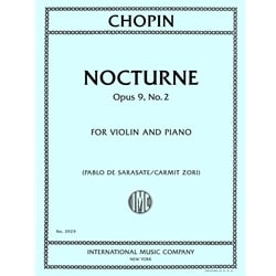 Nocturne, Opus 9, No. 2 - Violin and Piano