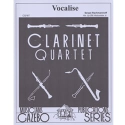 Vocalise - Clarinet Quartet