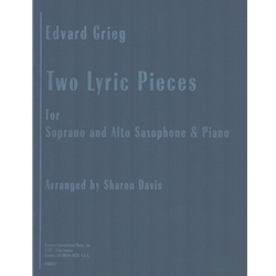 2 Lyric Pieces - Soprano & Alto Saxophone and Piano