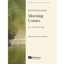 Morning Comes (from Moments of Music) - Viola (or Clarinet in A) and Piano