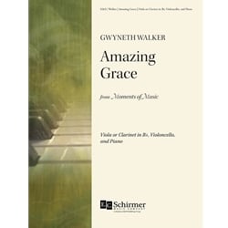 Amazing Grace (from Moments of Music) - Viola (or Clarinet), Cello, and Piano