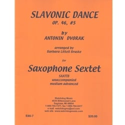 Slavonic Dance Op. 46, No. 5 - Saxophone Sextet