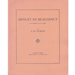 Menuet de Beaugency - Bb Clarinet and Piano