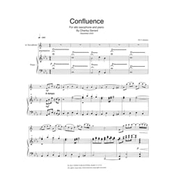Confluence - Alto Saxophone and Piano
