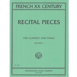 French 20th Century Recital Pieces Vol. 2 - Clarinet and Piano