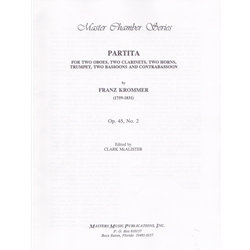 Partita, Op. 45, No. 2 - Mixed Wind Ensemble Score