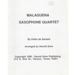 Malaguena - Saxophone Quartet (AATB)