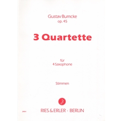 3 Quartets for 4 Saxophones (AATB) - Set of Parts