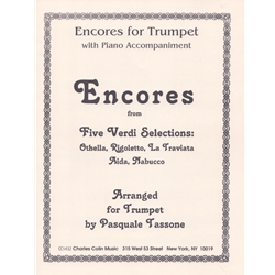 Encores from 5 Verdi Selections - Trumpet and Piano