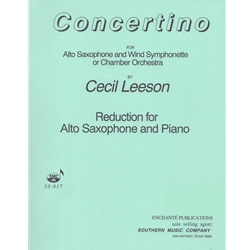 Concertino - Alto Saxophone and Piano