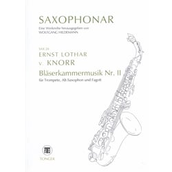 Wind Chamber Music Nr. II - Alto Saxophone, Bassoon, and Trumpet