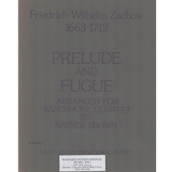 Prelude and Fugue - Saxophone Quartet (SATB)