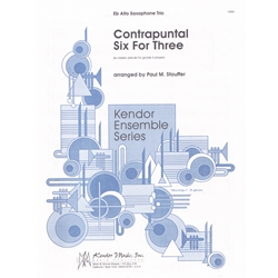 Contrapuntal 6 for 3 - Alto Saxophone Trio