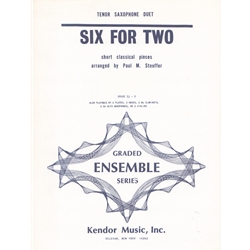 6 for 2 - Tenor Saxophone Duet