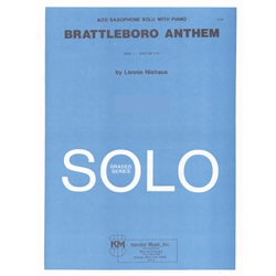 Brattleboro Anthem - Alto Saxophone and Piano