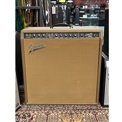 Consigned 1962 Fender Concert Amp, Original Speakers, Astron Caps, and Footswitch