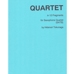 Quartet in 12 Fragments - Saxophone Quartet (SATB)