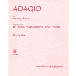 Adagio - Tenor Saxophone and Piano