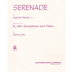 Serenade, Op. 7 - Alto Saxophone and Piano