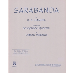 Sarabanda - Saxophone Quartet (AATB)