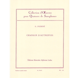 Chanson d'Autrefois - Saxophone Quartet (SATB)