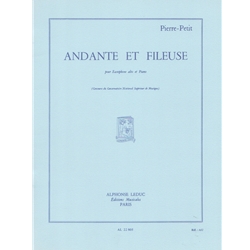 Andante et Fileuse - Alto Saxophone and Piano