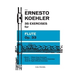 35 Exercises, Op. 33, Volume: 15 Easy Exercises - Flute