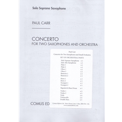 Concerto for 2 Saxophones and Orchestra