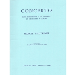 Concerto - Alto Saxophone and Orchestra (piano reduction)