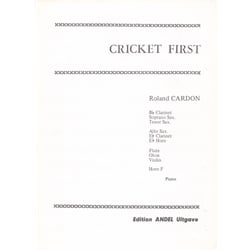 Cricket First - Alto Saxophone (or other Eb or Bb Treble Instrument) and Piano